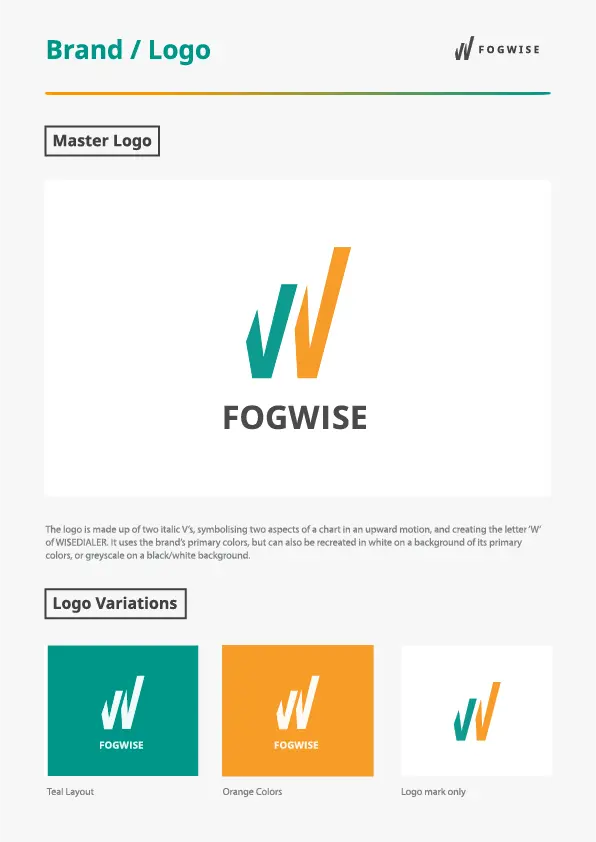 Fogwise Style Guide Logo variations