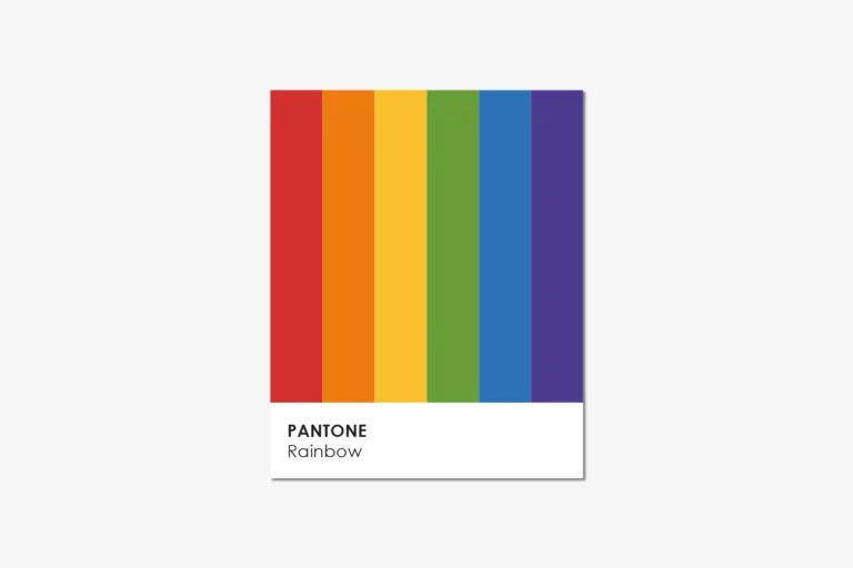 For the love of color - Pantone Rainbow