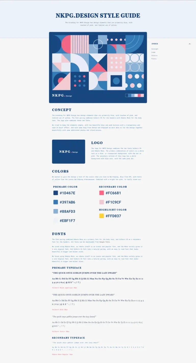 NKPG Design Style Guide