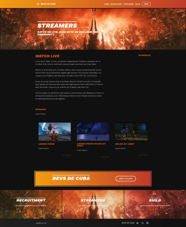 Revs de Cuba streamers