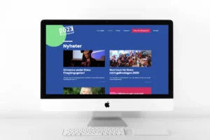 Stora Näringslivsdagen Website mockup 2023