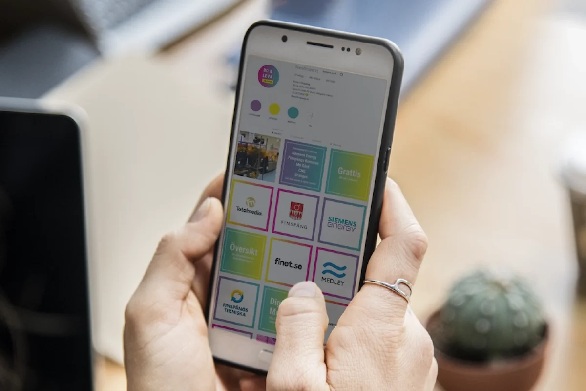 Finns i Finspång - social media mockup