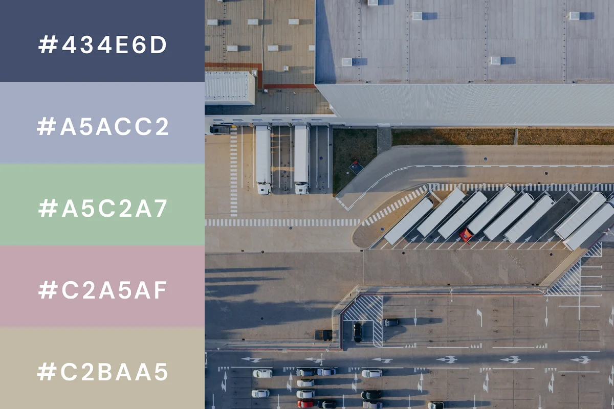 Logistics Inspired Color palette (2023)