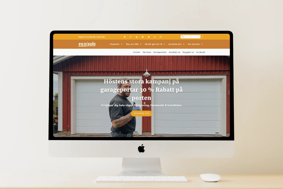 Sunsafe website 2020 - mockup