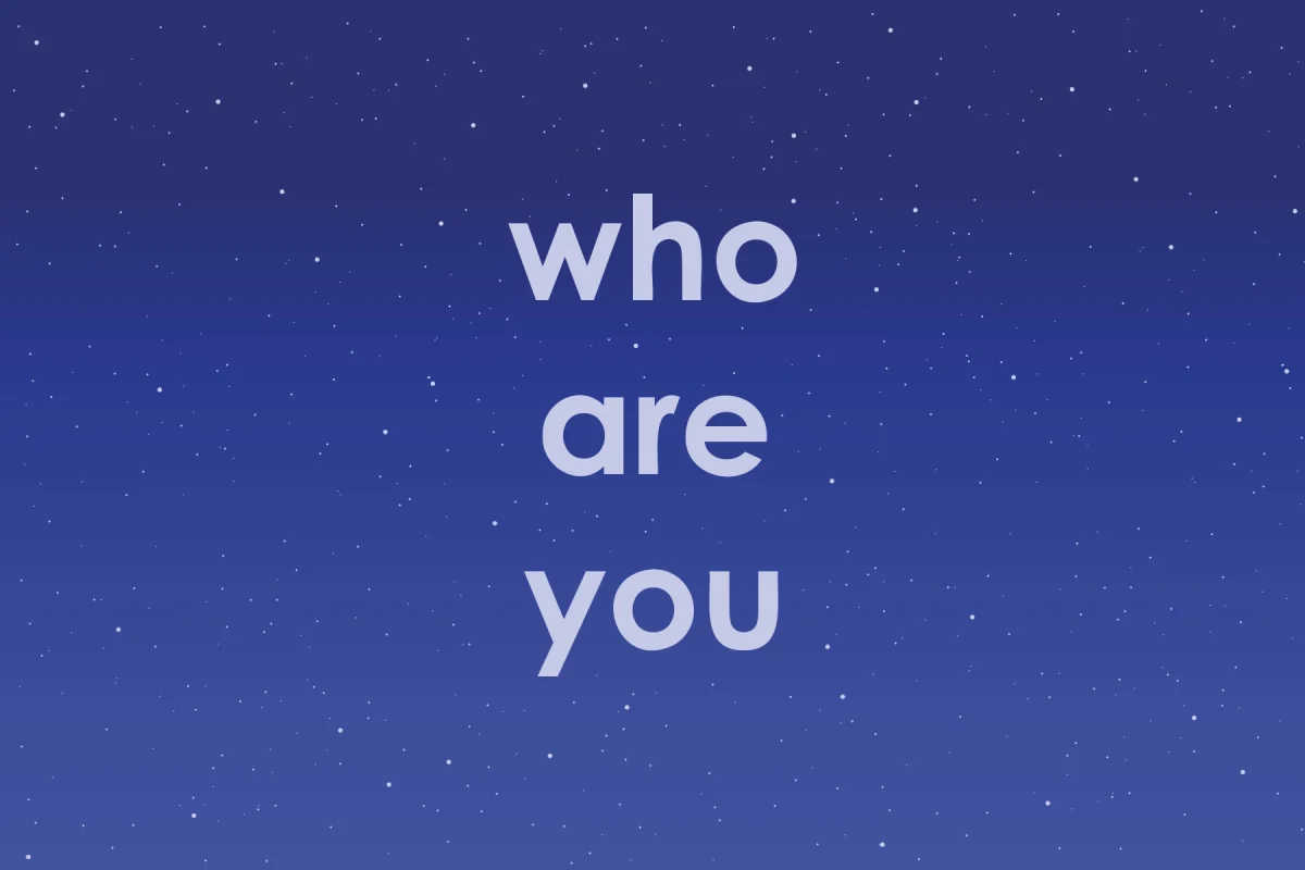 Who Are You