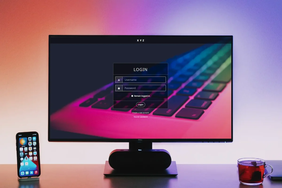 XYZ Community Website mockup